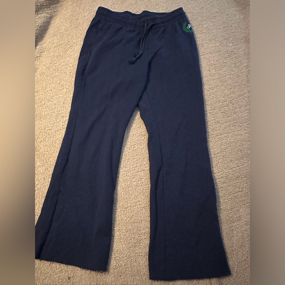 Navy PINK brand Large wide leg sweatpants